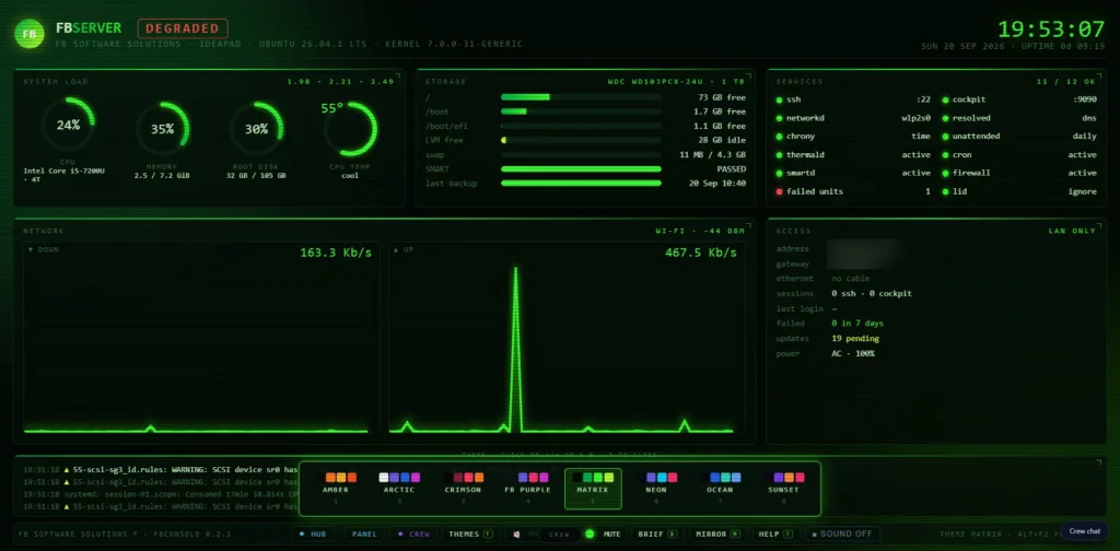 Matrix theme